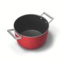 Garnek Smeg 50's Style CKFC2611RDM 26cm, czerwony