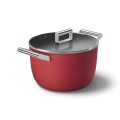 Garnek Smeg 50's Style CKFC2611RDM 26cm, czerwony