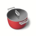 Garnek Smeg 50's Style CKFC2611RDM 26cm, czerwony