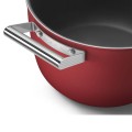 Garnek Smeg 50's Style CKFC2611RDM 26cm, czerwony