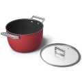 Garnek Smeg 50's Style CKFC2611RDM 26cm, czerwony