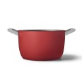 Garnek Smeg 50's Style CKFC2611RDM 26cm, czerwony