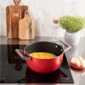 Garnek Smeg 50's Style CKFC2611RDM 26cm, czerwony