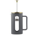Vialli - Zaparzacz do kawy i herbaty 1000 ml Livio szary 1067