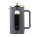 Vialli - Zaparzacz do kawy i herbaty 1000 ml Livio szary 1067