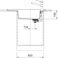 Zlewozmywak Franke FSG 611-88 Onyx 114.0616.465