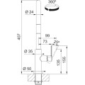 Bateria kuchenna Franke Maris Slim J pull-out Chrom 115.0728.388