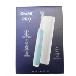 Szczoteczka elektryczna Oral-B PRO1 Caribbean Blue + etui