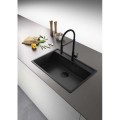 Bateria kuchenna Franke Maris Slim semi-pro Czarny Mat 115.0728.396