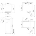 Chłodziarko-zamrażarka Smeg FAB28LWH6