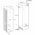 Chłodziarko-zamrażarka do zabudowy Gorenje NRKI519E82WF