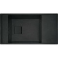Zlewozmywak Franke FSG 611-88 Onyx + czarny zestaw odpływowy 114.0740.847