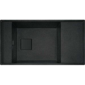 Zlewozmywak Franke FSG 611-88 Onyx + czarny zestaw odpływowy 114.0740.847