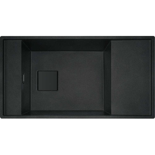 Zlewozmywak Franke FSG 611-88 Onyx + czarny zestaw odpływowy 114.0740.847