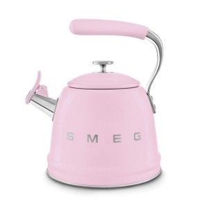 Czajnik z gwizdkiem Smeg WKF01PK, pastelowy róż
