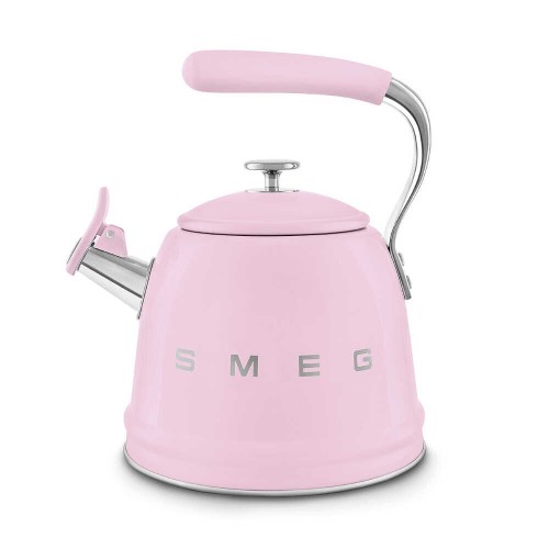 Czajnik z gwizdkiem Smeg WKF01PK, pastelowy róż