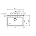Zlewozmywak Franke MRG 610-73 Onyx + czarny zestaw odpływowy 114.0740.844