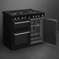Kuchnia wolnostojąca z płytą gazową Smeg CX103GMBL
