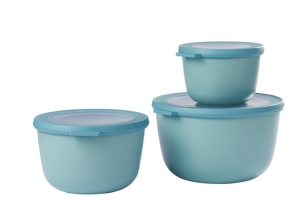 Mepal - Zestaw 3 misek Cirqula 500+1000+2000 Nordic Blue