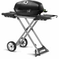 Grill elektryczny Napoleon TravelQ PRO285E na wózku nożycowym, Czarny PRO285EX-BK-CE