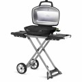 Grill elektryczny Napoleon TravelQ PRO285E na wózku nożycowym, Czarny PRO285EX-BK-CE