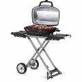 Grill elektryczny Napoleon TravelQ PRO285E na wózku nożycowym, Czarny PRO285EX-BK-CE