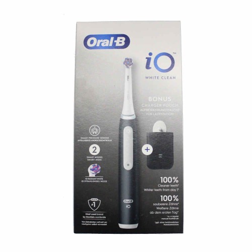 Szczoteczka elektryczna Oral-B iO White Clean Czarna + pokrowiec