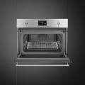 Piekarnik elektryczny z funkcją mikrofali Smeg SO4302M1X