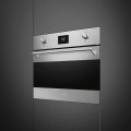 Piekarnik elektryczny z funkcją mikrofali Smeg SO4301M0X