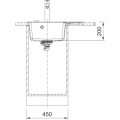Zlewozmywak Franke CNG 611-62 TL ociekacz z prawej strony Biały Polarny 114.0633.130