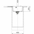 Zlewozmywak Franke CNG 611-62 TL ociekacz z lewej strony Onyx 114.0633.129