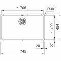 Zlewozmywak Franke Fraceram KubusX KXK 110-71 126.0738.297 Czarny Mat