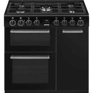 Kuchnia wolnostojąca z płytą gazową Smeg BG93GMBL + GRATIS "PROMOCJA"