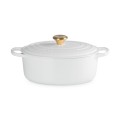 Brytfanna owalna Le Creuset 29cm Biała