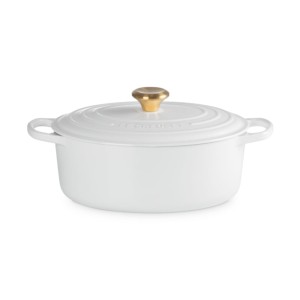 Brytfanna owalna Le Creuset 29cm Biała