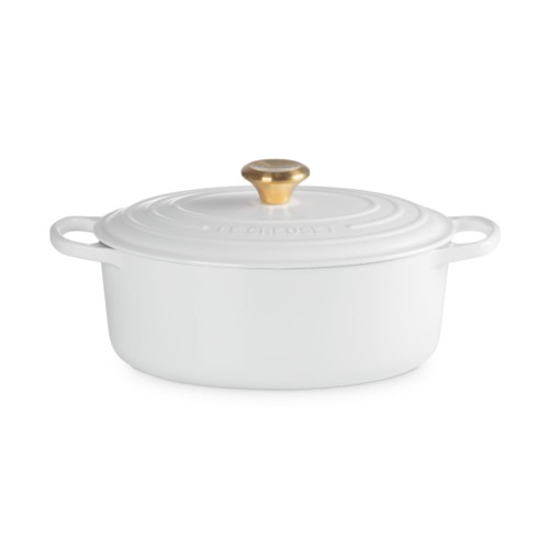 Brytfanna owalna Le Creuset 29cm Biała