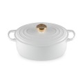 Brytfanna owalna Le Creuset 29cm Biała