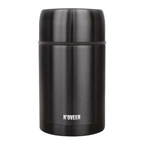 Noveen - Termos obiadowy TB955 Black Transparent 800 ml