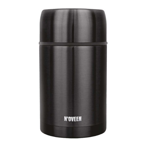 Noveen - Termos obiadowy TB955 Black Transparent 800 ml