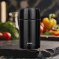 Noveen - Termos obiadowy TB955 Black Transparent 800 ml