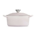 Brytfanna Le Creuset w Kształcie Serca z Uchwytem do Pokrywki Serce 20 cm  1.9L shell pink