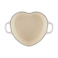 Brytfanna Le Creuset w Kształcie Serca z Uchwytem do Pokrywki Serce 20 cm  1.9L shell pink