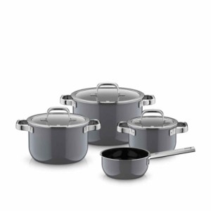 WMF - Komplet garnków FusionTec Mineral Pro 4szt Platinum 0518825290