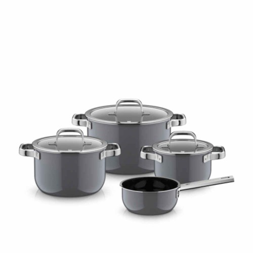 WMF - Komplet garnków FusionTec Mineral Pro 4szt Platinum 0518825290
