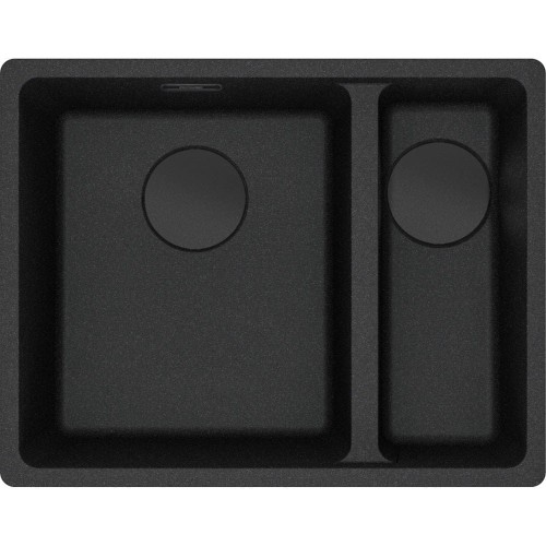 Zlewozmywak Franke MRG 160-34-15 Onyx + czarny zestaw odpływowy 125.0740.840