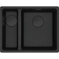 Zlewozmywak Franke MRG 160-34-15 Onyx + czarny zestaw odpływowy 125.0740.839