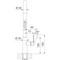 Bateria kuchenna Franke do wody filtrowanej Maris Slim Clear Water J pull-out Antracyt 120.0736.603