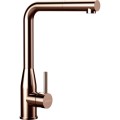 Bateria Schock Keto Copper Brushed z wyciąganą wylewką 518120 COB Linia Studio