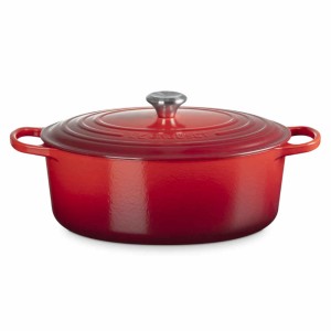 Owalna Brytfanna Żeliwo Le Creuset 33cm / 7.5l, Wiśniowa