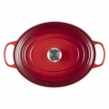 Owalna Brytfanna Żeliwo Le Creuset 33cm / 7.5l, Wiśniowa
